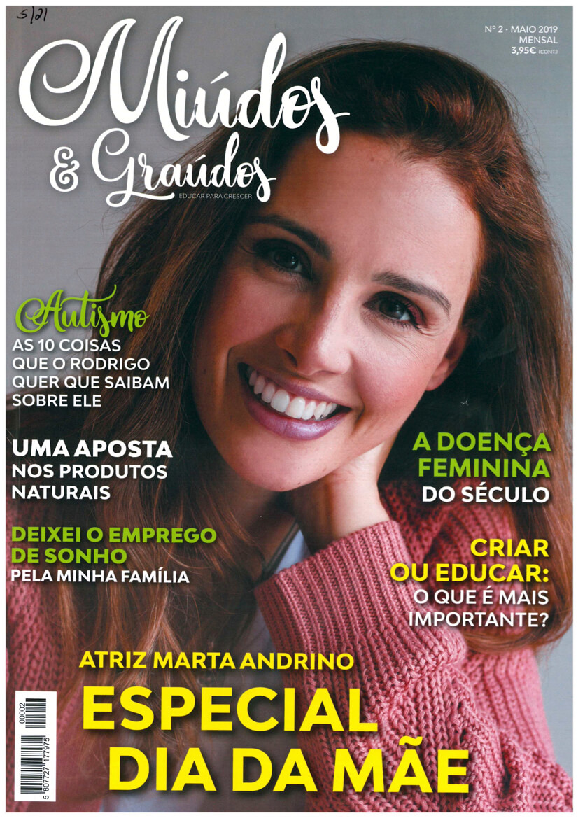 Noticia Puzzle Family na Revista Miúdos & Graúdos